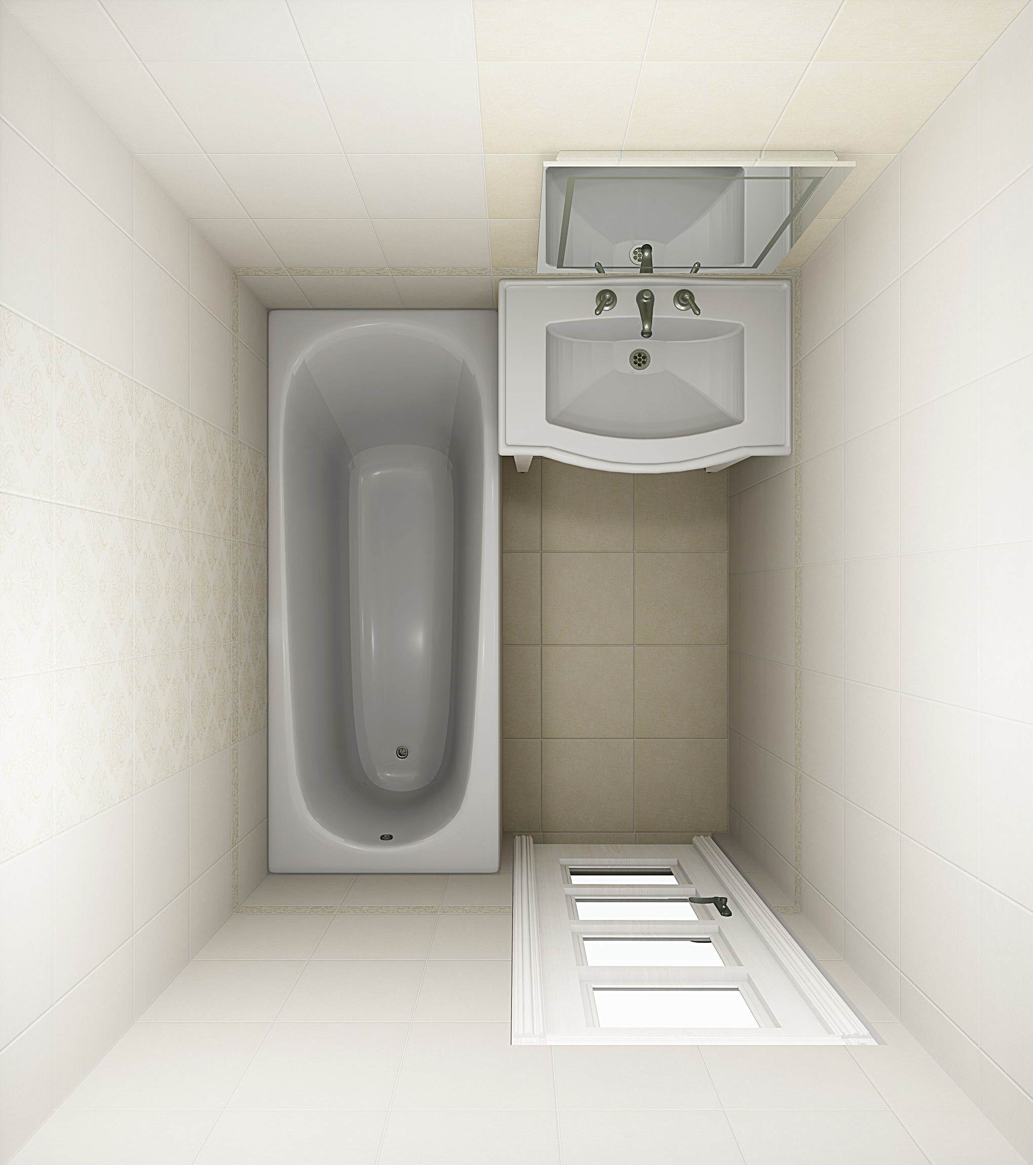 ванная комната 175 на 175 дизайн